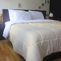 Suit The Bed - edredón reversible algodón pima - color pergamino